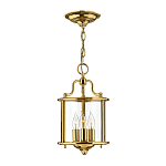 Подвесной светильник с прозрачным стеклянным цилиндрическим плафоном в классическом стиле на цепи Hinkley варинант исполнения - 13 | Loft Concept в Санкт-петербурге