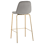 Барный стул на золотистых ножках VENDRAMIN Grey варинант исполнения - 4 | Loft Concept в Санкт-петербурге