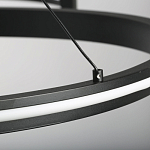 Люстра подвесная светодиодная в виде волнообразной ленты Ribbon Vortex варинант исполнения - 9 | Loft Concept в Санкт-петербурге