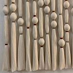 Панно на стену из хлопковых нитей White Morse Wall Hanging  варинант исполнения - 1 | Loft Concept в Санкт-петербурге