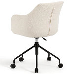 Вращающееся кресло с обивкой букле Boucle Office Chair варинант исполнения - 3 | Loft Concept в Санкт-петербурге