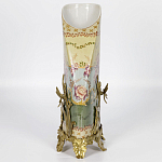 Фарфоровая ваза с бронзовыми элементами Eden Garden варинант исполнения - 6 | Loft Concept в Санкт-петербурге