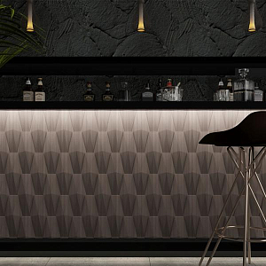 Гипсовая 3D панель с принтографией PM-36