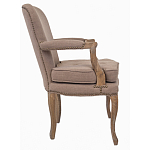 Кресло Aubrey Classical Armchair brown flax варинант исполнения - 1 | Loft Concept в Санкт-петербурге