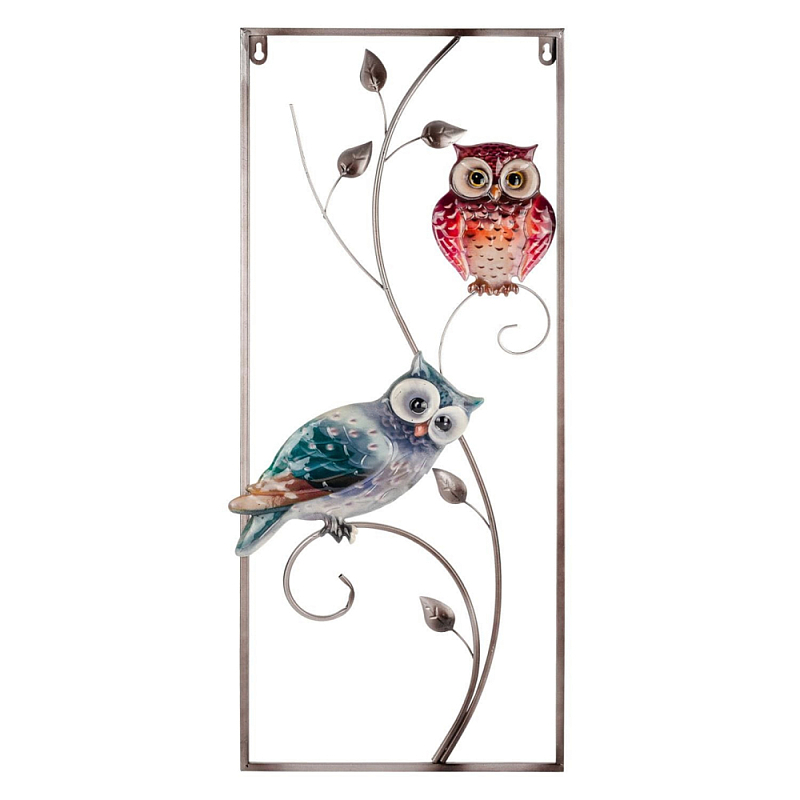 Аксессуар настенный из металла Blank Space Owls Мульти в Санкт-петербурге | Loft Concept 