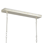 Люстра серебряная из пересекающихся прямоугольных элементов Intersecting Rectangles варинант исполнения - 3 | Loft Concept в Санкт-петербурге