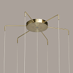 Люстра с 7-ю плафонами из прозрачного стекла в форме шара Orb Cascade  варинант исполнения - 13 | Loft Concept в Санкт-петербурге