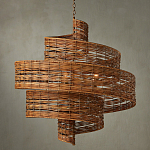 Люстра фактурная в виде спирали Enveloping Art варинант исполнения - 4 | Loft Concept в Санкт-петербурге