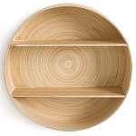 Полка настенная из бамбука Zenara варинант исполнения - 1 | Loft Concept в Санкт-петербурге