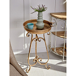 Столик приставной на фигурном подножии Magnificent Century варинант исполнения - 5 | Loft Concept в Санкт-петербурге