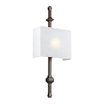 Бра с прямоугольным тканевым абажуром белого цвета Feiss варинант исполнения - 6 | Loft Concept в Санкт-петербурге