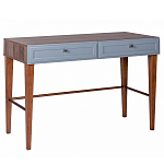 Стол письменный из массива бука с 2-мя ящиками серый Wenge Light варинант исполнения - 1 | Loft Concept в Санкт-петербурге