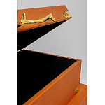 Комплект оранжевых чемоданов Golden Twigs варинант исполнения - 3 | Loft Concept в Санкт-петербурге