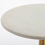 Кофейный стол с белой столешницей из мрамора Table White Marble варинант исполнения - 1 | Loft Concept в Санкт-петербурге