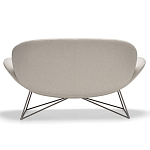 Дизайнерский двухместный диван Gio Ponti D.157.6  - DUE FOGLIE Sofa варинант исполнения - 5 | Loft Concept в Санкт-петербурге