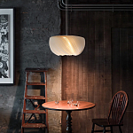 Подвесной светильник с белыми изящными декоративными лепестками Volumetric Petal Lamp варинант исполнения - 3 | Loft Concept в Санкт-петербурге