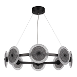 Люстра с плафонами из фактурного двойного стекла Heterochromia варинант исполнения - 5 | Loft Concept в Санкт-петербурге