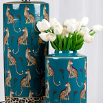 Ваза фарфоровая с крышкой Leopard Ccollection варинант исполнения - 4 | Loft Concept в Санкт-петербурге