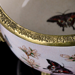Фарфоровая чаша с бронзовыми элементами Eden Garden варинант исполнения - 6 | Loft Concept в Санкт-петербурге