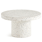 Стол журнальный из бетона с заполнителем из мраморной крошки Terrazzo варинант исполнения - 1 | Loft Concept в Санкт-петербурге