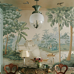 Обои ручная роспись River Scenes of Bengal Kolkata варинант исполнения - 1 | Loft Concept в Санкт-петербурге