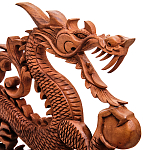 Панно из дерева дракон Panel With Animals варинант исполнения - 2 | Loft Concept в Санкт-петербурге
