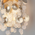 Бра с декоративными подвесками из прозрачного стекла в форме монеток FAIRYTREE Light варинант исполнения - 4 | Loft Concept в Санкт-петербурге