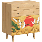 Комод с принтом на ящиках Elise Chest of Drawers варинант исполнения - 16 | Loft Concept в Санкт-петербурге