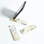 Подставка для телефона из эпоксидной смолы с цветами розовая Epoxy Flowers Phone Stand Pink варинант исполнения - 2 | Loft Concept в Санкт-петербурге