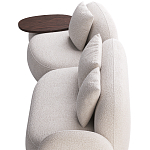 Модульный Диван Orus с овальным столиком  варинант исполнения - 5 | Loft Concept в Санкт-петербурге