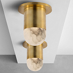 Потолочный светильник светодиодный с плафоном из натурального камня Purgatory варинант исполнения - 3 | Loft Concept в Санкт-петербурге