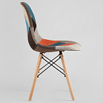 Стул с обивкой в технике пэчворк DSW варинант исполнения - 3 | Loft Concept в Санкт-петербурге