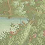 Обои ручная роспись Le Brésil Pastel варинант исполнения - 1 | Loft Concept в Санкт-петербурге