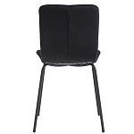 Стул черный с обивкой из велюра Black Archie Chair варинант исполнения - 4 | Loft Concept в Санкт-петербурге