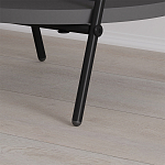 Стол приставной с 2-мя круглыми столешницами цвета антрацит ESSEL SIDE TABLE ANTHRACITE варинант исполнения - 2 | Loft Concept в Санкт-петербурге