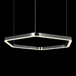 Люстра подвесная светодиодная в форме шестиугольника Диаметр 100 см Hexagon Horizontal варинант исполнения - 4 | Loft Concept в Санкт-петербурге