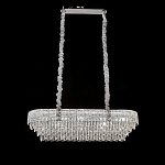 Люстра овальная с каскадом из прозрачного хрусталя Constant Sparks варинант исполнения - 3 | Loft Concept в Санкт-петербурге