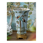 Ваза из фарфора с бронзовыми элементами Tropical Garden варинант исполнения - 6 | Loft Concept в Санкт-петербурге