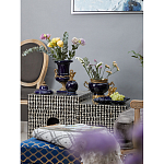 Менажница темно-синяя фарфоровая с бронзовой фигуркой ангела Eden Garden варинант исполнения - 6 | Loft Concept в Санкт-петербурге