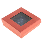 Зеркало карманное круглое двухстороннее из натурального камня Содалит в подарочной упаковке Gold Stone Mirrors варинант исполнения - 4 | Loft Concept в Санкт-петербурге