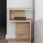 Дизайнерский журнальный стол фигурный с полками Gulip варинант исполнения - 1 | Loft Concept в Санкт-петербурге