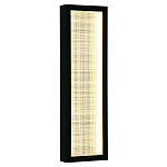 Светодиодное прямоугольное бра из металла черного цвета Lattice Lux варинант исполнения - 5 | Loft Concept в Санкт-петербурге