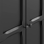 Шкаф черный Silva Black Cabinet варинант исполнения - 5 | Loft Concept в Санкт-петербурге