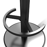 Барный стул вращающийся со спинкой Бежевый Велюр Vendramin Chair варинант исполнения - 5 | Loft Concept в Санкт-петербурге