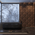 Гипсовая 3D панель с принтографией PM-22 варинант исполнения - 1 | Loft Concept в Санкт-петербурге