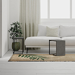 Комплект из 2-х приставных столов серого цвета из дерева ZIGOSH RETRO GREY варинант исполнения - 3 | Loft Concept в Санкт-петербурге