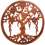 Панно из дерева Wood Panel With Trees варинант исполнения - 1 | Loft Concept в Санкт-петербурге