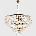 Люстра с прямоугольными хрустальными подвесками Lunet Crystal Rectangulars Chandelier 18 варинант исполнения - 3 | Loft Concept в Санкт-петербурге