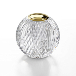 Настольная лампа с прозрачным шарообразным плафоном на цилиндрической подставке Crystal Globule варинант исполнения - 2 | Loft Concept в Санкт-петербурге