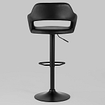 Барный стул черного цвета Strohach варинант исполнения - 4 | Loft Concept в Санкт-петербурге